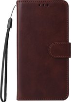 Mobigear Telefoonhoesje geschikt voor Samsung Galaxy S24 Hoesje | Mobigear Wallet Bookcase Portemonnee | Pasjeshouder voor 3 Pasjes | Telefoonhoesje voor Pinpas / OV Kaart / Rijbewijs - Bruin