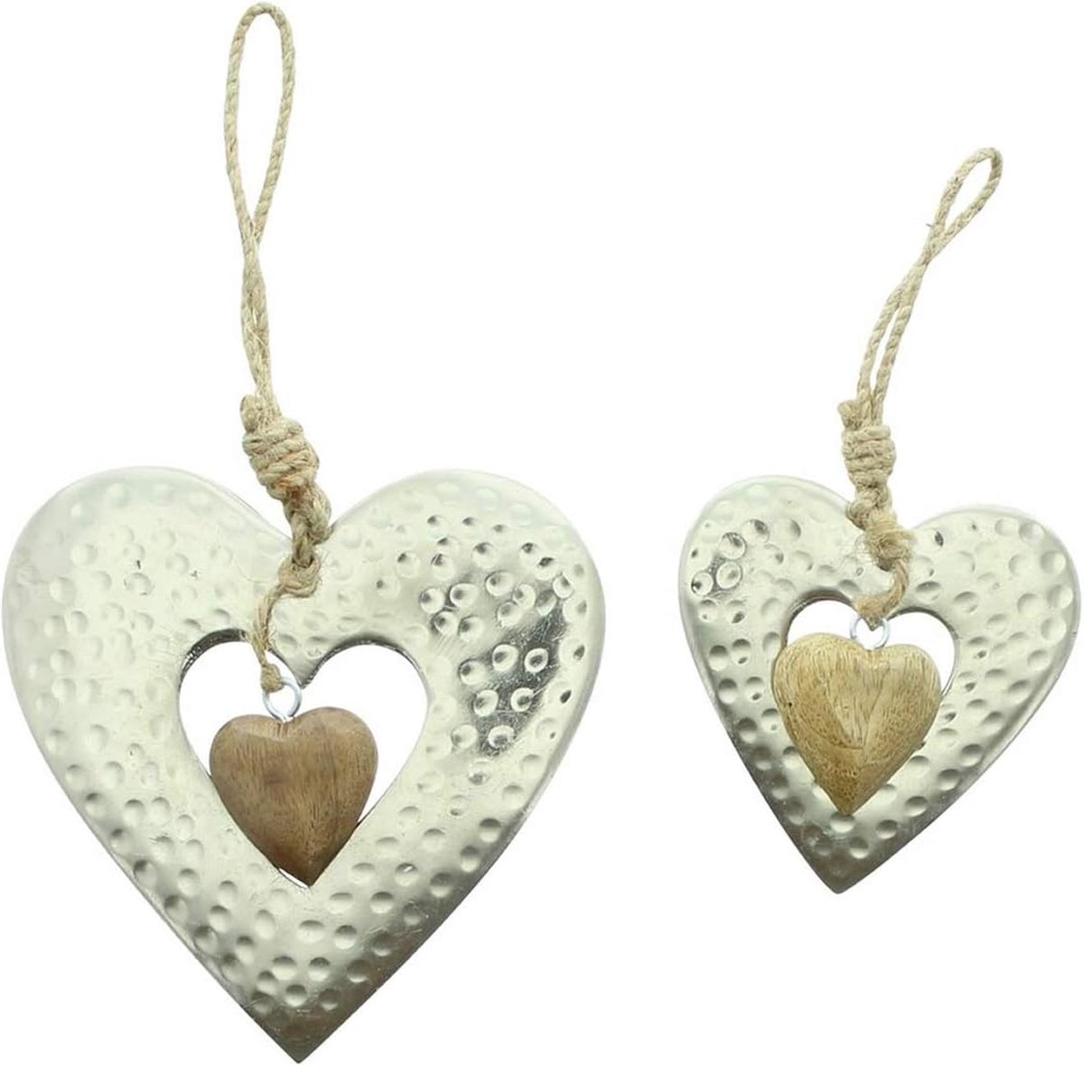 Carillon éolien HURRISE - Décoration à Suspendre Pour Fenêtre - Blanc