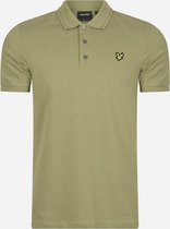 Lyle & Scott Crest tipped polo shirt - seaweed