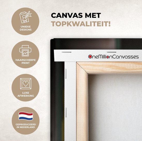 Tableau sur toile Herbes - Ton - Épices - Jaune - Marron - 120x80 cm - Décoration murale