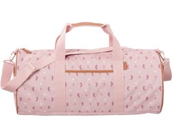 foto van Fresk Weekendtas Large - 37 L - Sporttas voor Kinderen - Reistas - Logeertas Meisje - Roze - Seahorse
