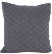 Present Time - Cushion Diamonds Quilted - Donkergrijs