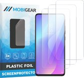 Mobigear Screenprotector geschikt voor Xiaomi Mi 9T | Mobigear Screenprotector Folie - Case Friendly (3-Pack)