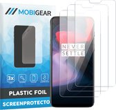 Mobigear Screenprotector geschikt voor OnePlus 6 | Mobigear Screenprotector Folie - Case Friendly (3-Pack)
