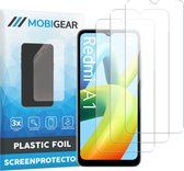 Mobigear Screenprotector geschikt voor Xiaomi Redmi A1 4G | Mobigear Screenprotector Folie - Case Friendly (3-Pack)