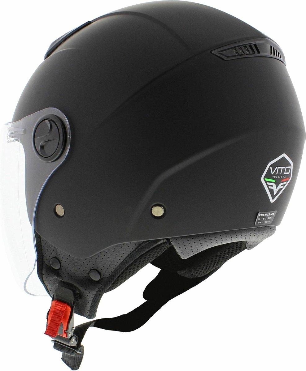 Helm Vito Jethelm Moda notte glans zwart