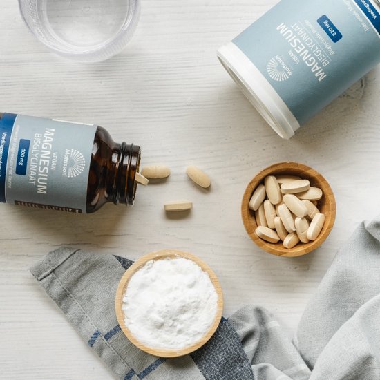 Mattisson - Magnesium Bisglycinaat 833mg - Vegan Voedingssupplement - 90 Magnesium Tabletten