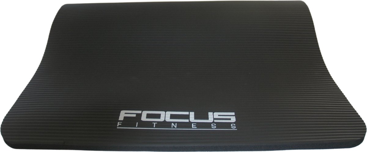 Fitnessmat - Focus Fitness NBR Sportmat - Zwart