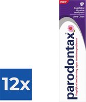 Parodontax Tandpasta Ultra Clean 75ml - Voordeelverpakking 12 stuks