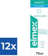 Elmex Sensitive Original tandpasta - 75ml - Voordeelverpakking 12 stuks