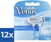 Gillette Venus - 4 stuks - Scheermesjes - Voordeelverpakking 12 stuks