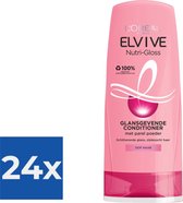 L’Oréal Paris Elvive Nutri Gloss Conditioner - 200 ml - Voordeelverpakking 24 stuks