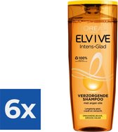 L’Oréal Paris Elvive Intens Glad Shampoo - 250 ml - Voordeelverpakking 6 stuks