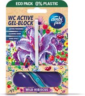 8x Ambi Pur Toiletblok Wild Hibiscus