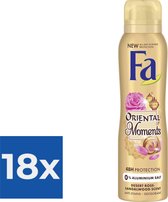 Fa Oriental Moments Deodorant Spray 150ml - Voordeelverpakking 18 stuks
