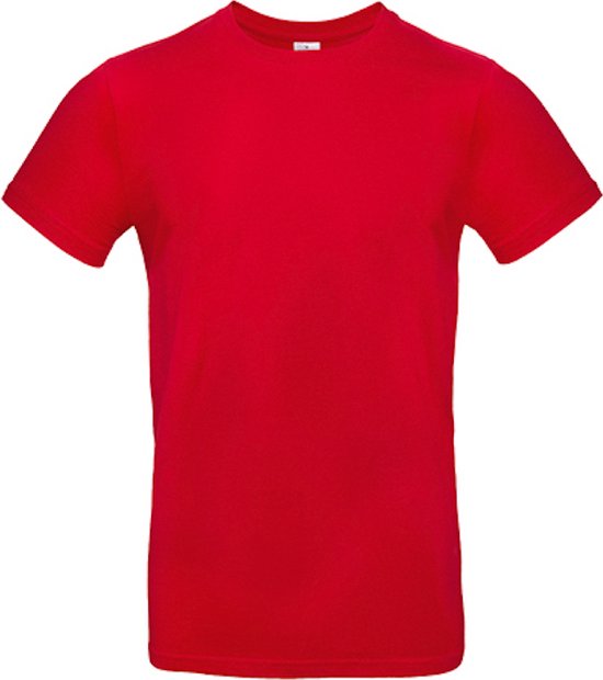 2-Pack herenshirt 'E190' met ronde hals B&C Collectie Red maat L