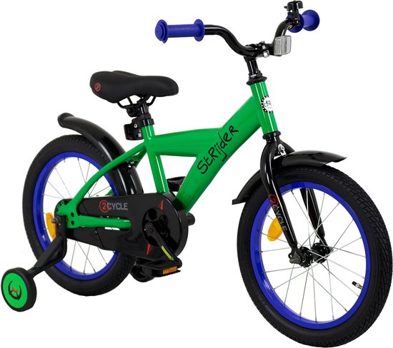 2Cycle Strijder- Kinderfiets - 16 inch - Groen - Jongensfiets -16 inch fiets van 2Cycle — afbeelding 4
