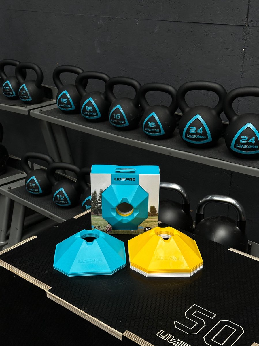 LivePro: Quick Cones | Fitness | Training | Wendbaarheid | Voetenwerk ...