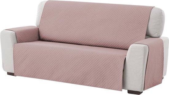 Omkeerbare, gewatteerde sofahoes, beschermer met verstelbare bandjes