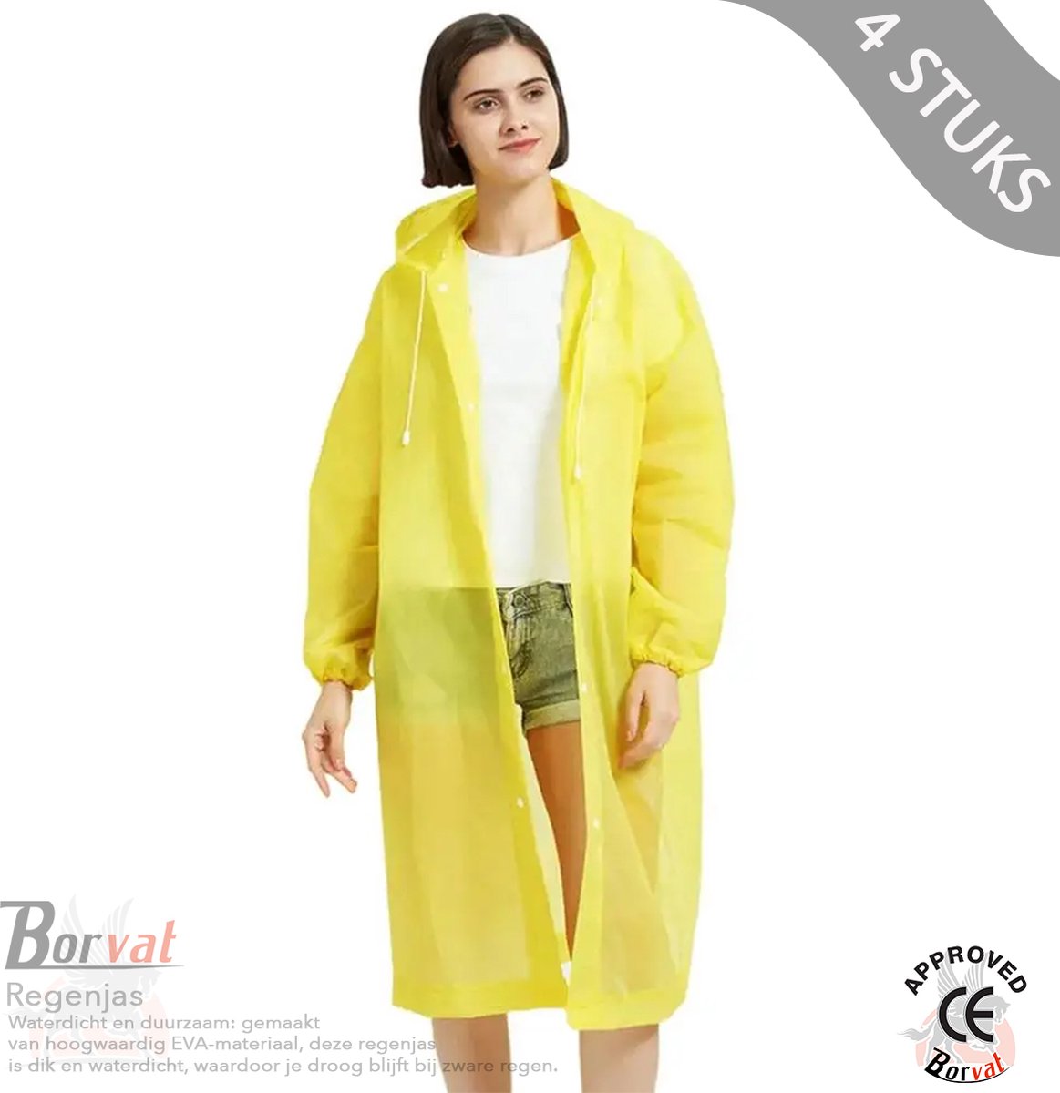 EVA Vrouwen Regen Ponchos voor Volwassenen Mannen Regenjas Waterdichte Regenjas Camping Wandelen Bovenkleding Herbruikbaar Large Groen