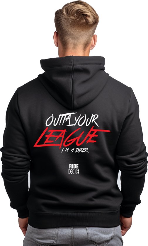 RIDE CODE - Outta Your League Zwart Hoodie 2XL