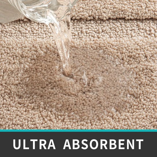 casa pura High Pile Sky Soft Bath Mat | Soft, Fluffy Bathroom Rug in Shaggy Look | Bath Mat Non-Slip Washable | Tested for Harmful Substances | 16 Colours in 6 Sizes