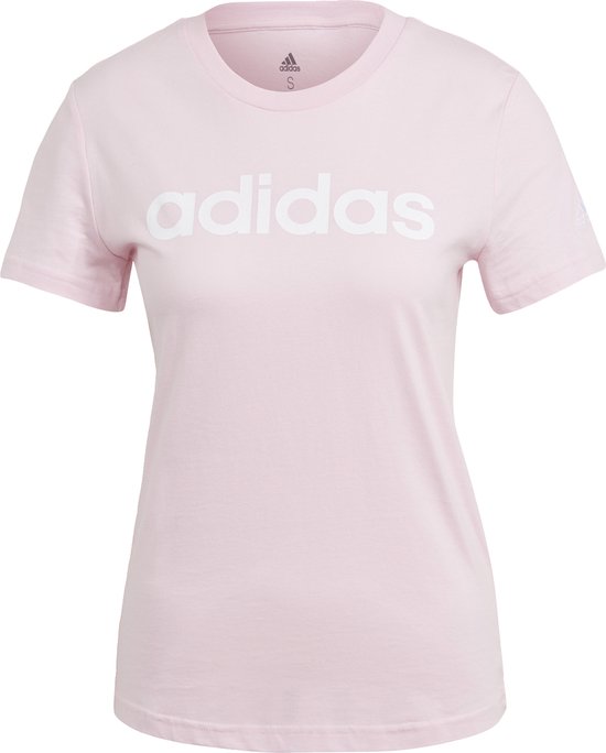 adidas Sportswear Essentials Slim Logo T-Shirt - Dames - Roze- S