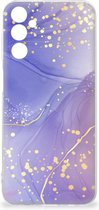 Hoesje maken geschikt voor Samsung Galaxy M14 Watercolor Paars