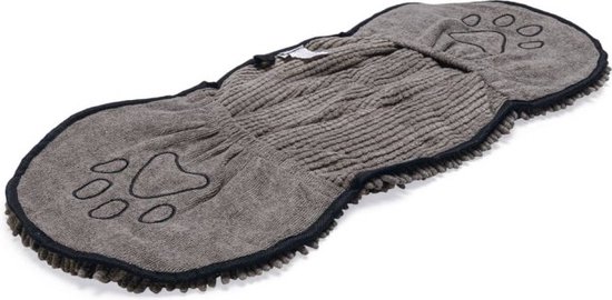 Dirty Dog Shammy - Serviette pour chien - Gris - 80x35 cm
