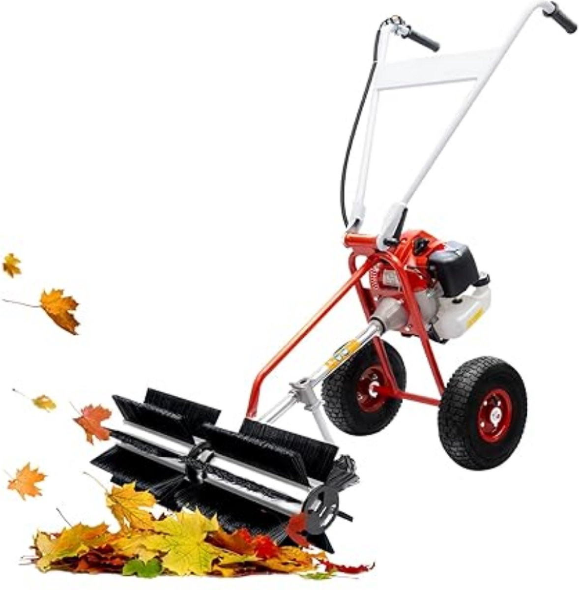 Bol.com Blithe- Veegmachine - Borstelmachine - Schrobmachine - Benzine Motorbezem Veegmachine - 60Cm Veeg Rol - 43CC - 1,7Pk aanbieding