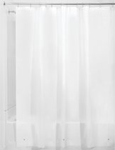 Douchegordijn van stof, schimmelbestendig badgordijn van polyester in de afmetingen 183,0 cm x 183,0 cm, waterdicht, vorstgrijs