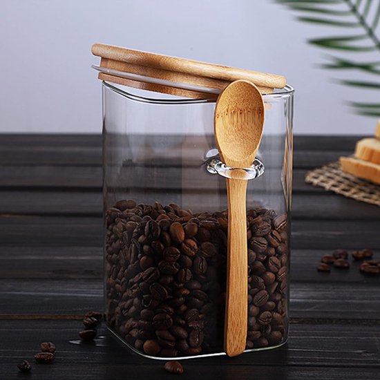 De De Geroosterde Achtergrond En Textuur Van De Koffieboon Met Houten Mede Lepel Image97162842
