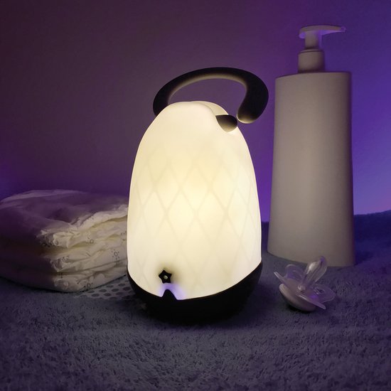 PABOBO Lumiblo LED Nachtlampje Voor Kinderen - Gaat Aan/Uit Door Blazen - Oplaadbaar - Met Timer & Micro-USB - Lantaarn van PABOBO — afbeelding 2