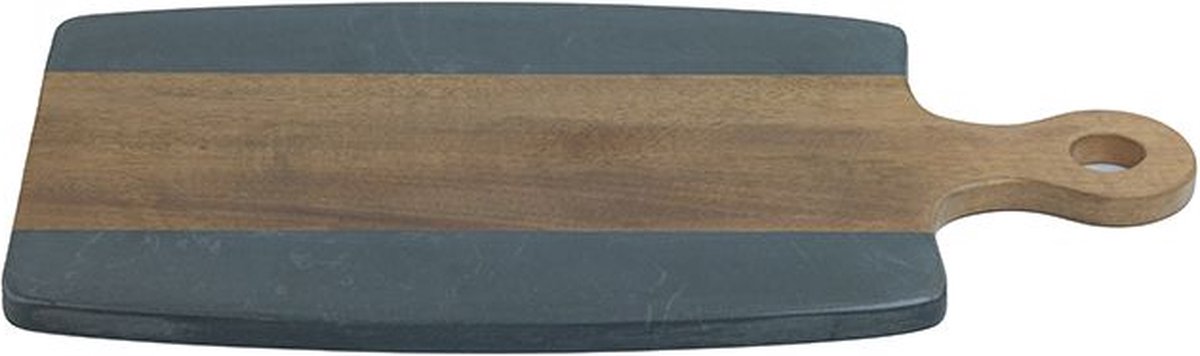 Fugurato Marmeren Snijplank - Zwart/Hout