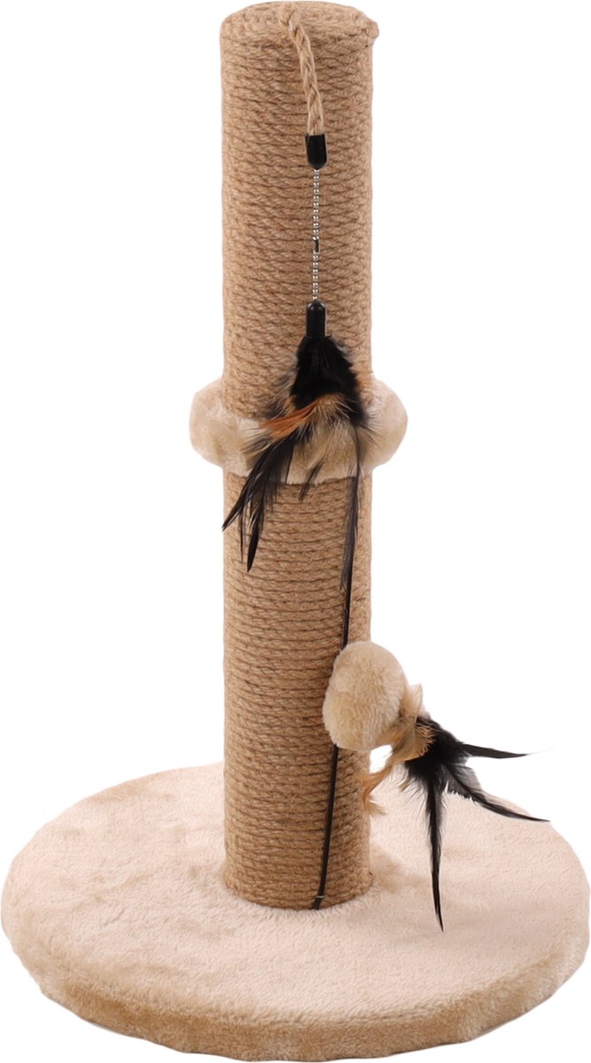 FLAMINGO-Katten-krabpaal-Indian-beige-50-cm-560314
