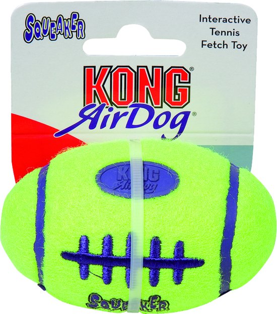 Kong air football medium 1 PC - Ballon - Jaune - Jouet pour chat - 150 x 130 x 64 mm