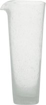 Pichet à eau en verre Memento-Original - blanc clair - 1 L - fait main