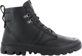 PALLADIUM PallaBrousse Tact Leather - Heren Laarzen Leer Boots Zwart 08837-008-M - Maat EU 43 UK 9