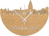 Skyline Klok Bergen Op Zoom Eiken Hout Wanddecoratie Voor Aan De Muur City Shapes