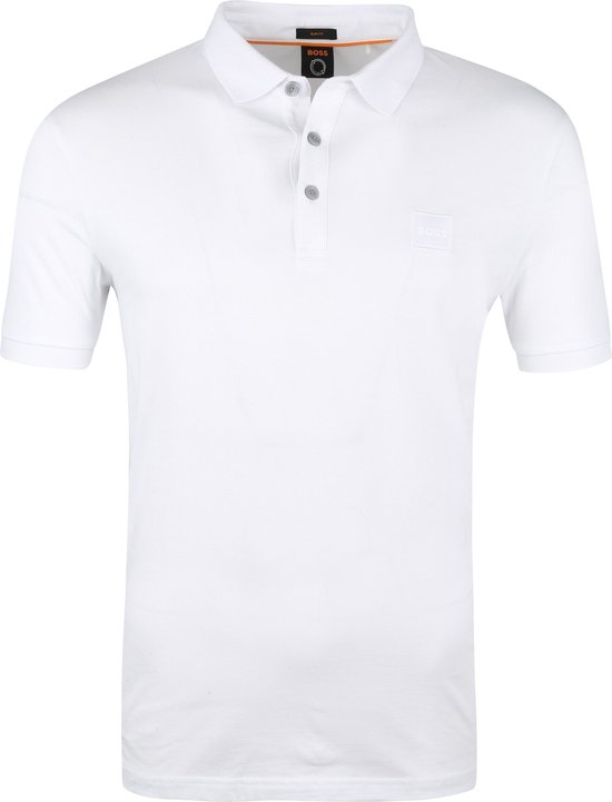 Hugo Boss - Polo Wit Passenger - Slim-fit - Heren Poloshirt Maat XXL