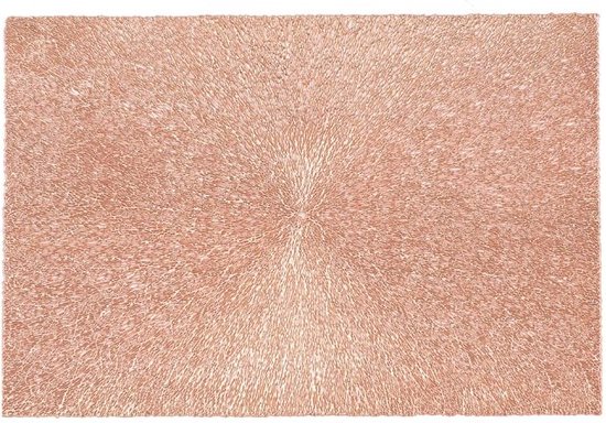 Set de table CAPELINNI rectangulaire, SET/6, 45x30cm, rosegold