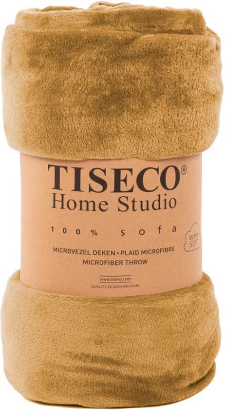 Tiseco Home Studio - Plaid COSY - microflanelle - 220 g/m² - 150x200 cm - Indiantan