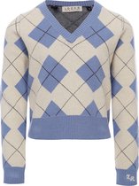 LOOXS 10sixteen 2401-5304-061 Meisjes Sweater/Vest - Maat 116 - Blauw van 50% VISCOSE 22% NYLON 28% POLYESTER