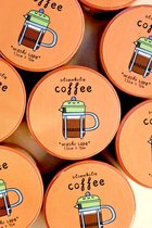 Coffee Washi Tape / Cute en Kawaii Stationery / Schattige Japanse decoratieve tape / Koffie