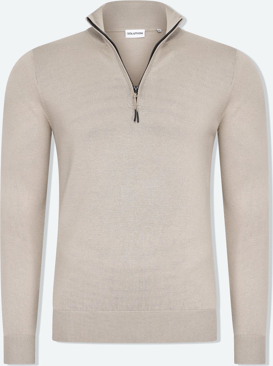 Zipper pullover Simon Beige - XXL - Solution Clothing