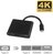 Innerlight® USB C vers USB C / USB 3.0 / HDMI 2023 Black Edition