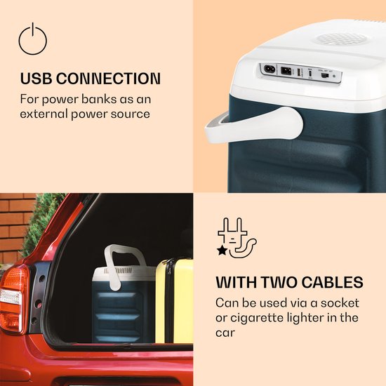 BeerBelly 29 elektrische koelbox koel-& warmhoudfunctie USB-poort eco-functie van BeerBelly — afbeelding 5