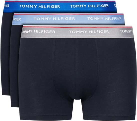 Tommy Hilfiger Trunk Onderbroek - Mannen - Navy - Grijs - Blauw