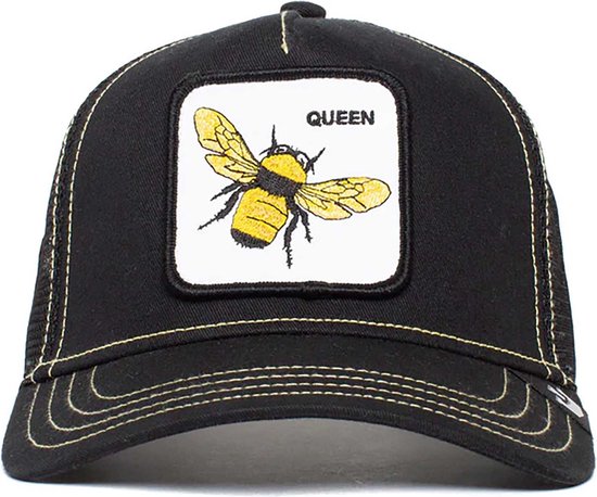 Pet Zwart The queen bee petten zwart