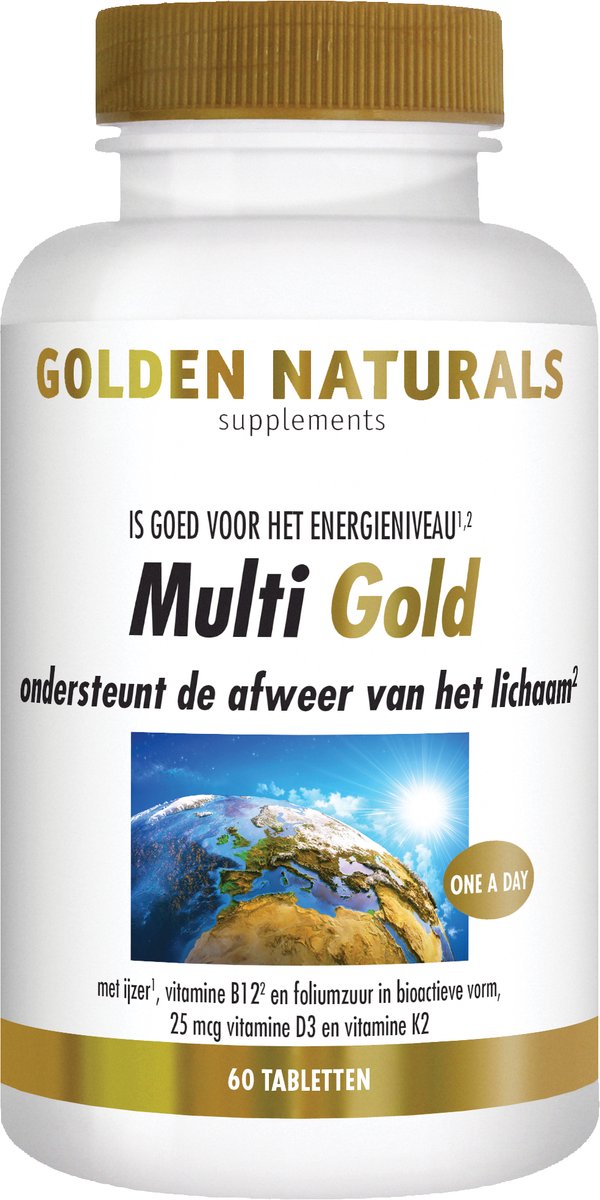 Goedkoopste Golden Naturals Multi Gold (60 vegetarische tabletten